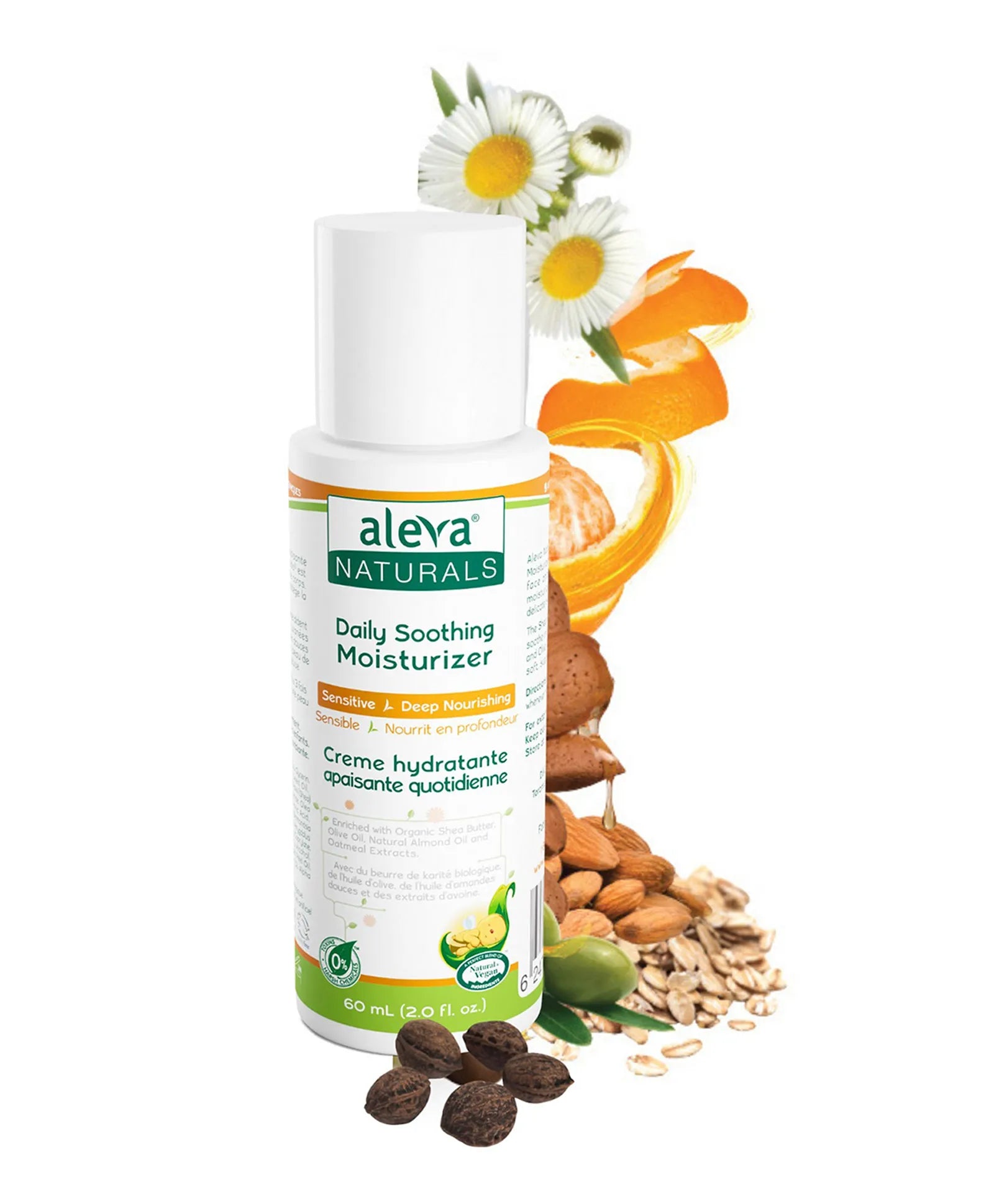 Aleva Naturals Daily Soothing Moisturizer - Travel Size - 60ml - Laadlee