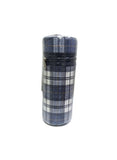 Cuddle & Cloud Heat Preservation Thermal Baby Bottle Warmer - Fabric Checkered Blue/Yellow