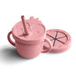 Bimbly Multi-Use Silicone Cup 3 In 1 - Pink