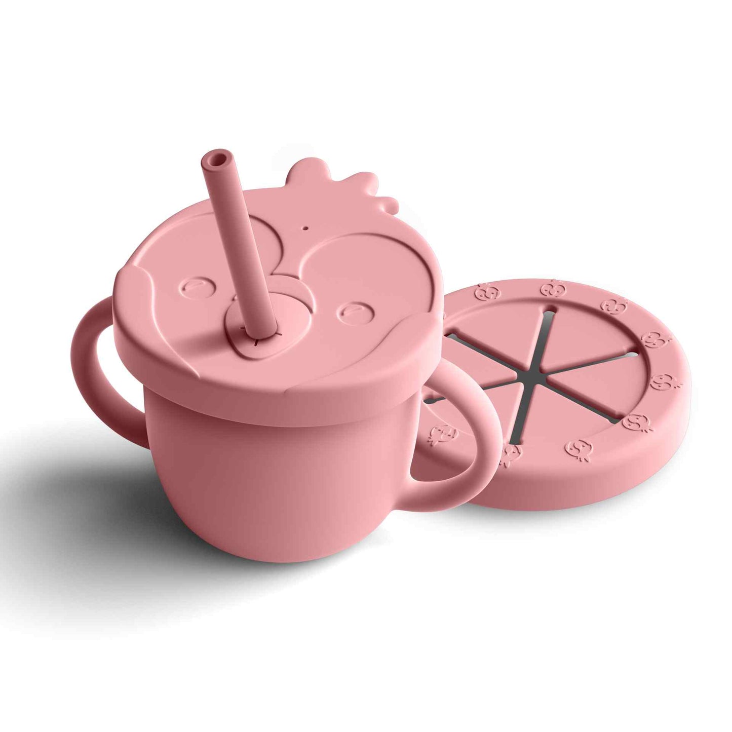 Bimbly Multi-Use Silicone Cup 3 In 1 - Pink