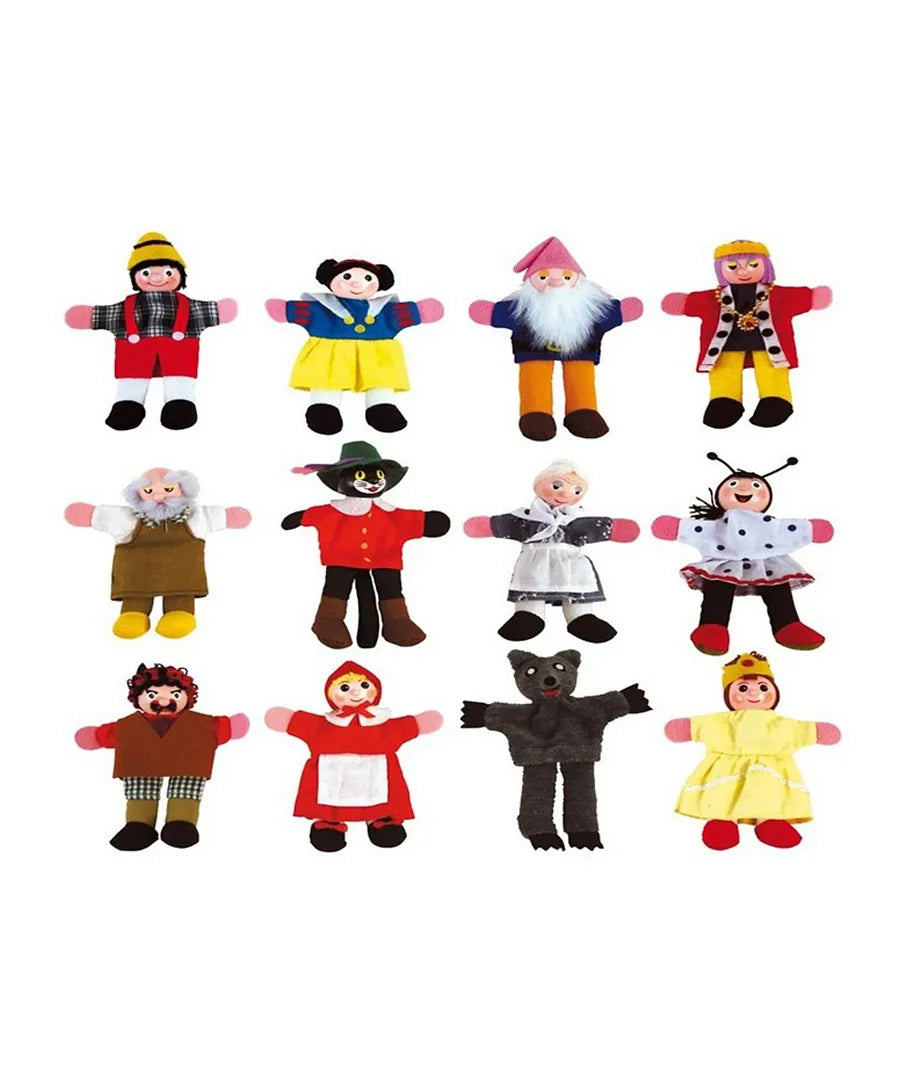 Andreu Toys Finger Puppets 12 Characters Halloween - Laadlee