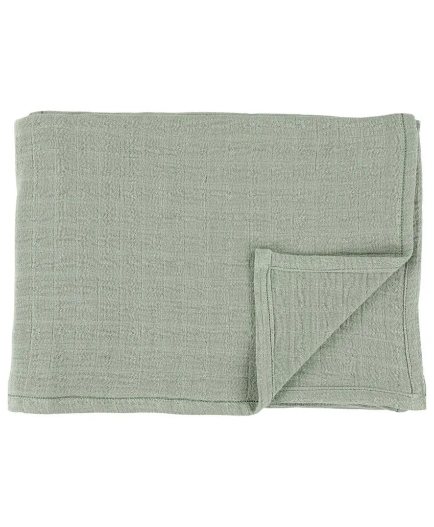 Trixie Muslin Cloths (110 X 110Cm) (2-Pack) - Bliss Olive - Laadlee