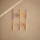 Mushie Flower Training Toothbrush Pale Daffodil - Laadlee