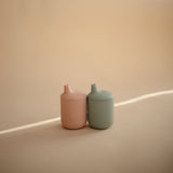 Mushie Silicone Sippy Cup Blush - Laadlee