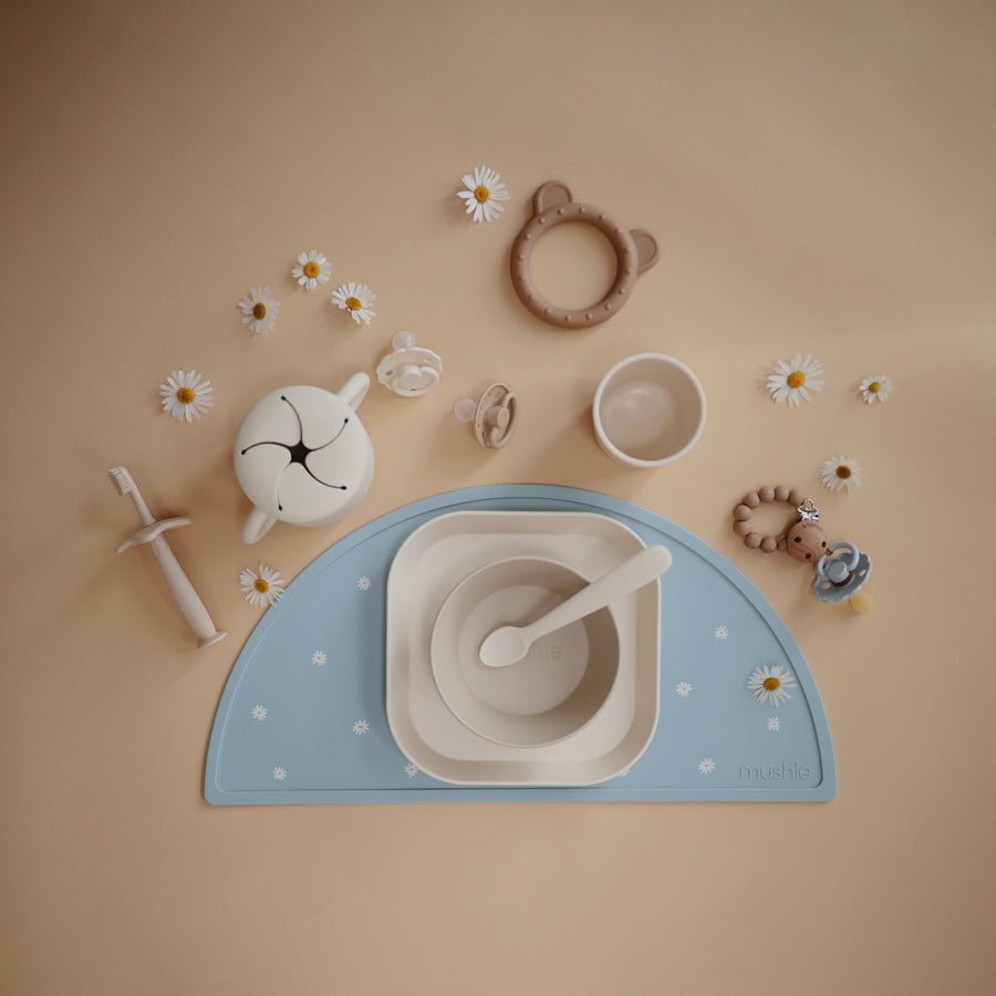 Mushie Silicone Snack Cup Ivory - Laadlee