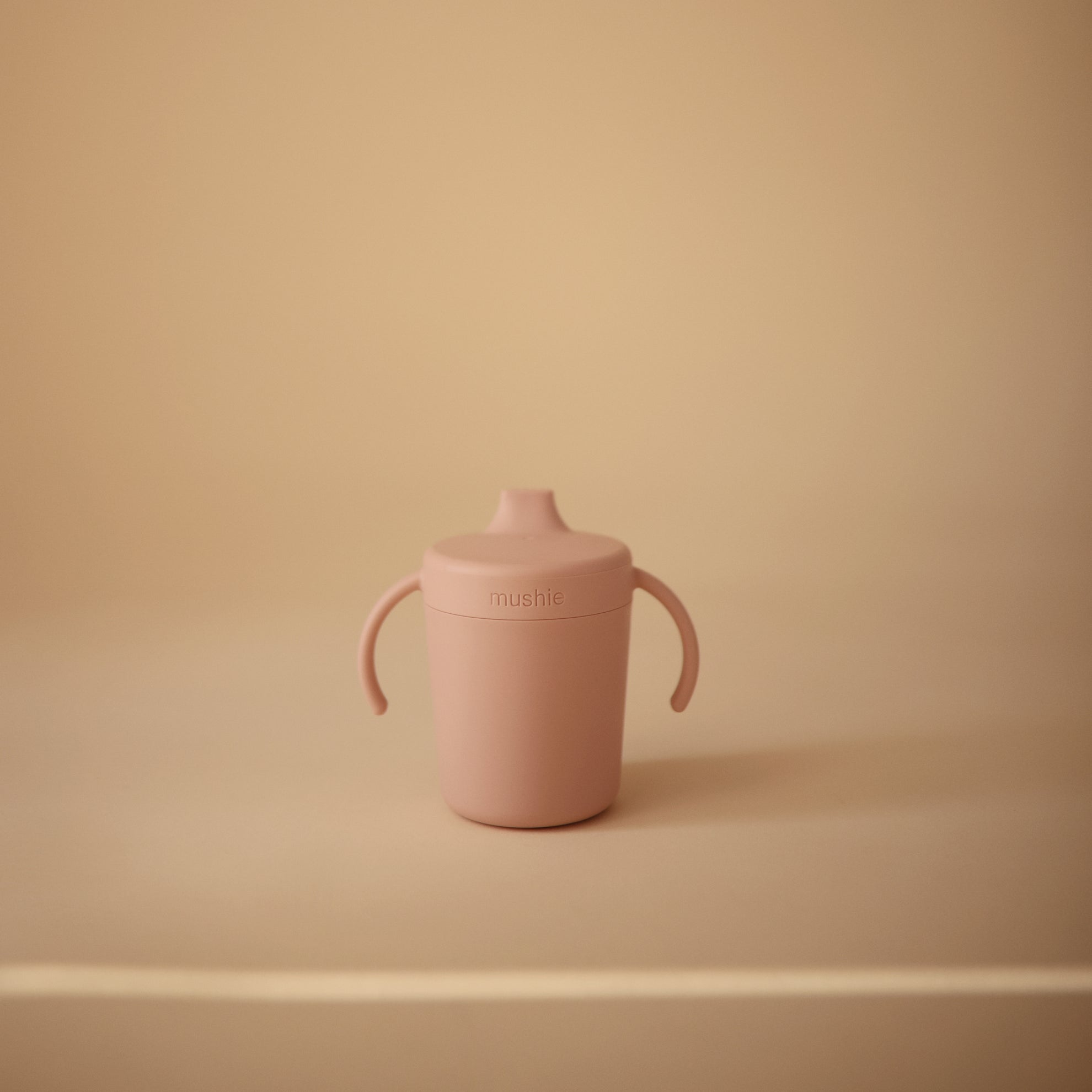 Mushie Trainer Sippy Cup Blush - Laadlee