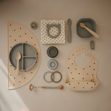 Mushie Silicone Plate Stone - Laadlee