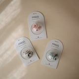 Frigg Moon Phase Silicone Baby Pacifier 6M-18M, 2Pack, Stone Blue Night/Sage Night - Size 2 - Laadlee