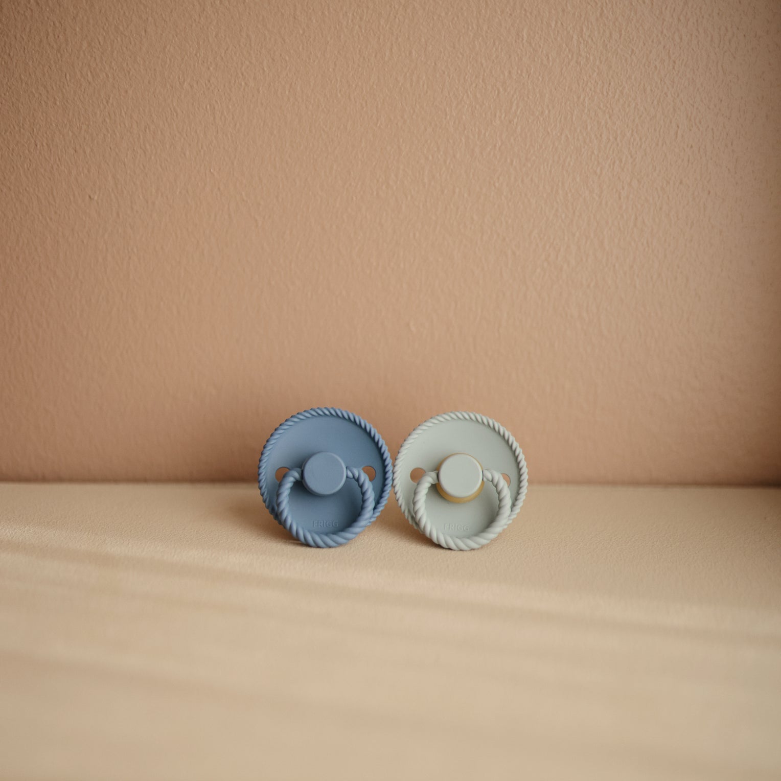 Frigg Rope Silicone Baby Pacifier 6M-18M, 1Pack, Sage - Size 2 - Laadlee