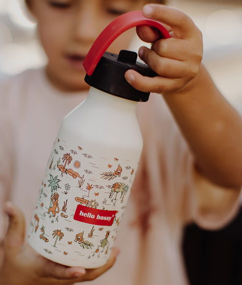 Hello Hossy Kids Water Bottle 350Ml - Jungly