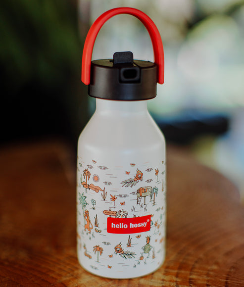 Hello Hossy Kids Water Bottle 350Ml - Jungly