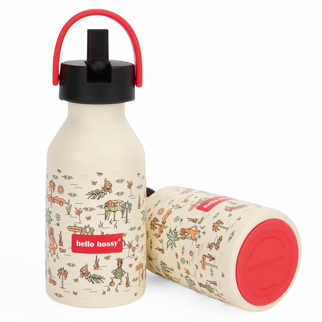 Hello Hossy Kids Water Bottle 350Ml - Jungly