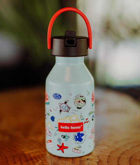 Hello Hossy Kids Water Bottle 350Ml - Ocean Lover