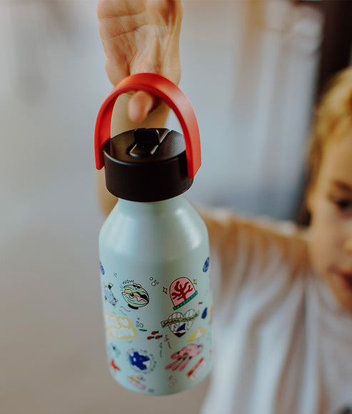 Hello Hossy Kids Water Bottle 350Ml - Ocean Lover