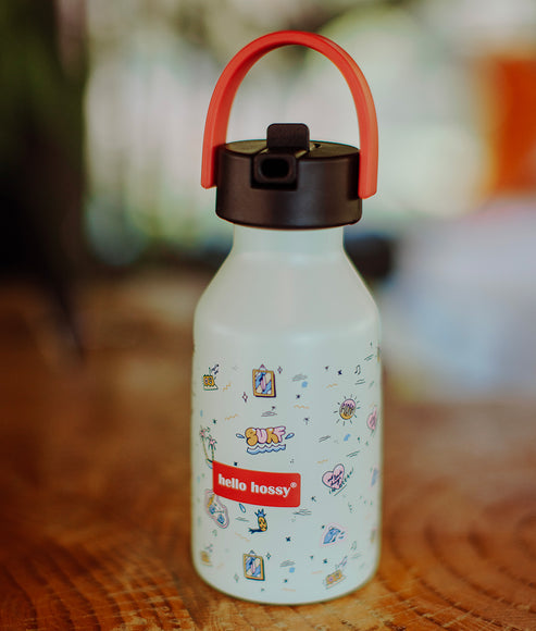 Hello Hossy Kids Water Bottle 350Ml - Aloha