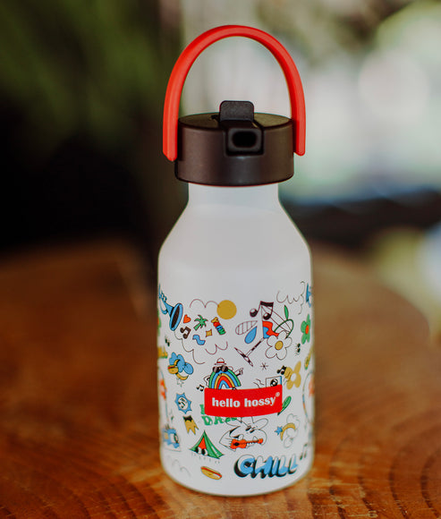 Hello Hossy Kids Water Bottle 350Ml - Chill