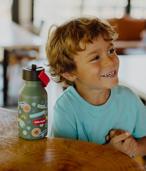 Hello Hossy Kids Water Bottle 350Ml - Smiley