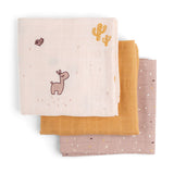 Done By Deer Burp Cloth 3-Pack Gots Lalee - Powder
