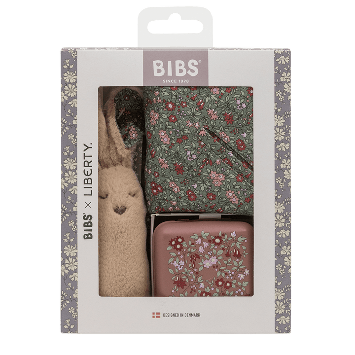 BIBS Liberty Xmas Baby Bundle Chamomile Lawn - Woodchuck