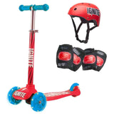 Mondo Ignite Glide Scooter 3 Wheel Combo Pack - Red