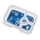 Yumbox Tapas 4 Compartment Lunch Box Explore - Portofino Blue