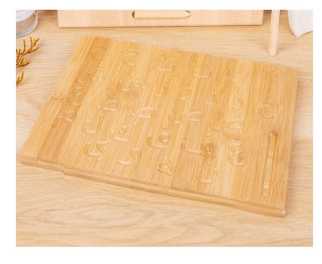 Woody Buddy Arabic Tracing Board - Natural