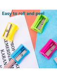 Deli Pencil Sharpener 4Pc Assorted 580