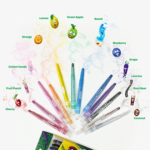 Crayola Silly Scents Twistables Crayons - Pack of 12 - Laadlee