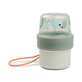 Done By Deer To Go 2-Way Snack Container Small Birdee - Green