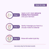 Mother Sparsh Jamun & Kakadu Plum Face Wash - 100ml - Laadlee