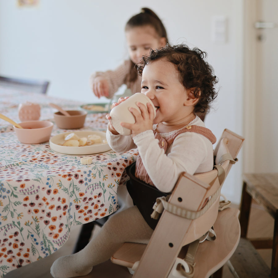 Mushie Silicone Sippy Cup Shifting Sand - Laadlee