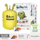 Balloonee Jumbo Disposable Helium Party Kit - 50 Balloons