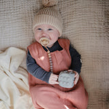 Mushie Pacifier Clips Eva Ash - Laadlee