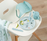 Done By Deer Burp Cloth 2-Pack Playground - Blue