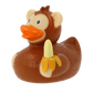 Lilalu Bath Toy Monkey Rubber Duck-Brown