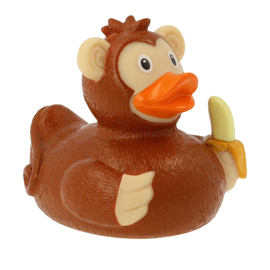 Lilalu Bath Toy Monkey Rubber Duck-Brown