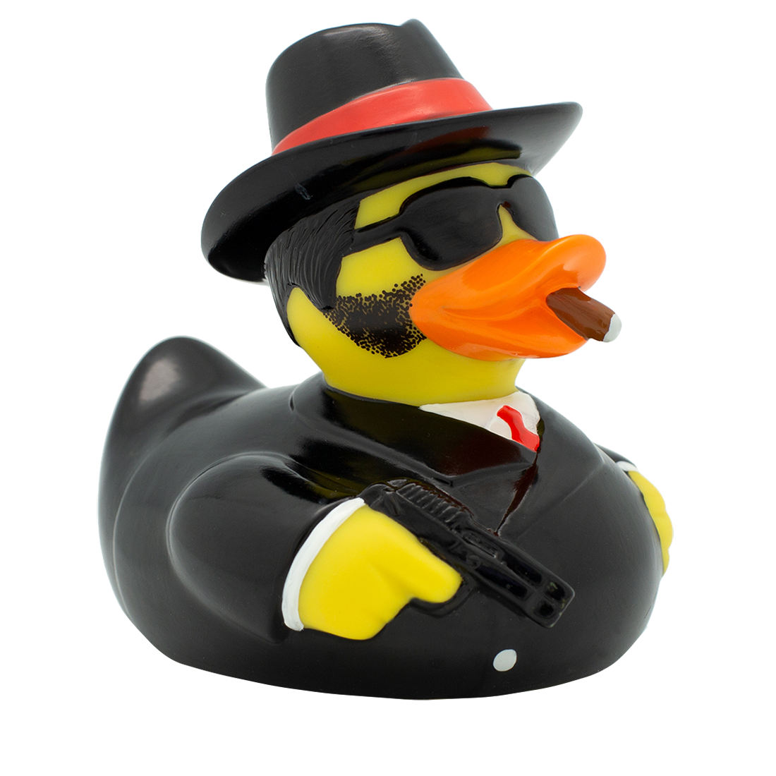 Lilalu Bath Toy Al Capo Duck - Black