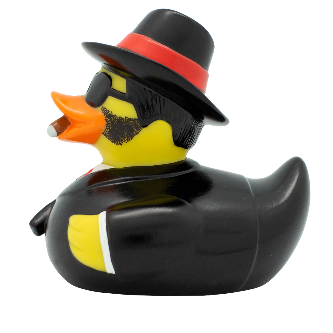 Lilalu Bath Toy Al Capo Duck - Black