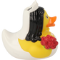 Lilalu Bath Toy Bride Duck - White