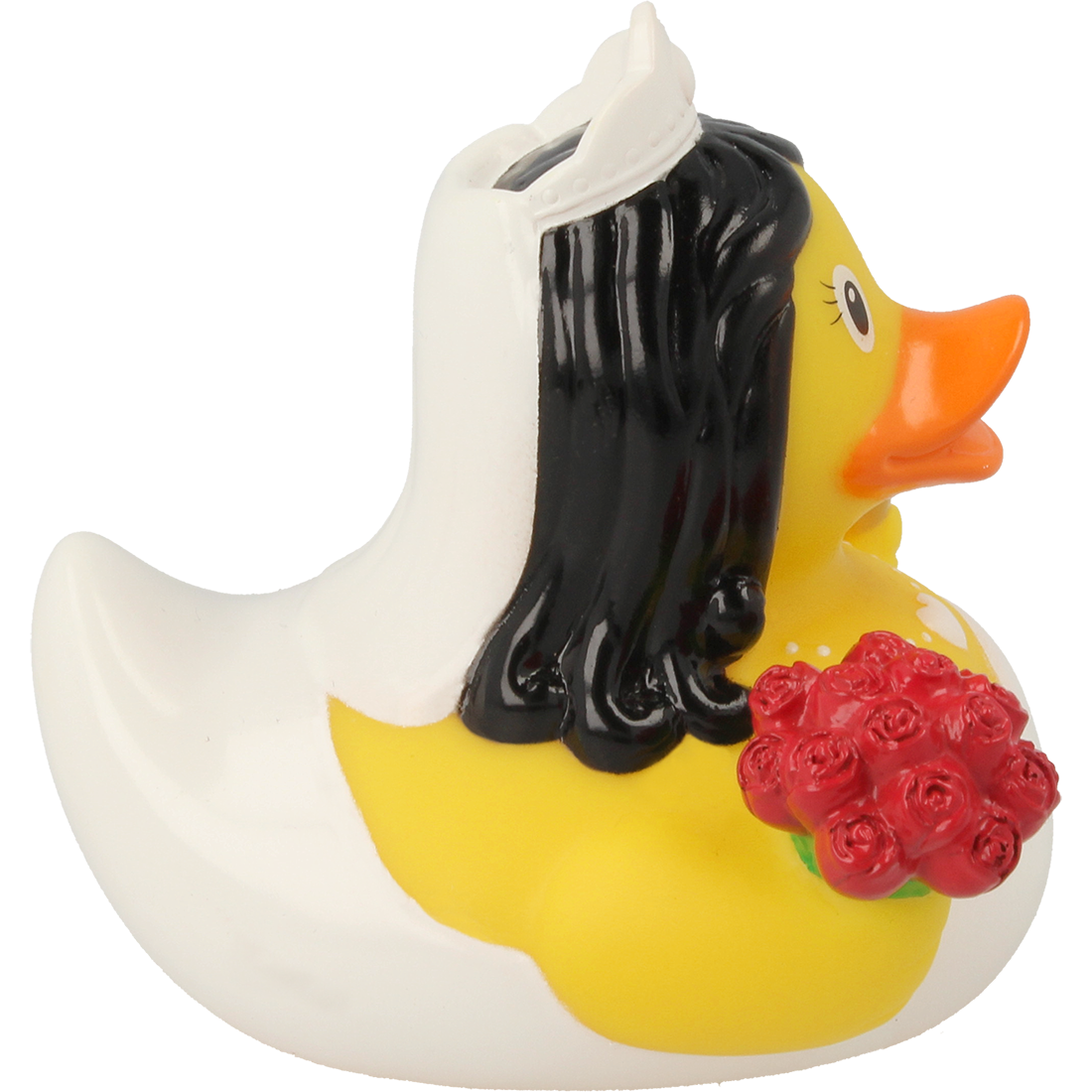 Lilalu Bath Toy Bride Duck - White