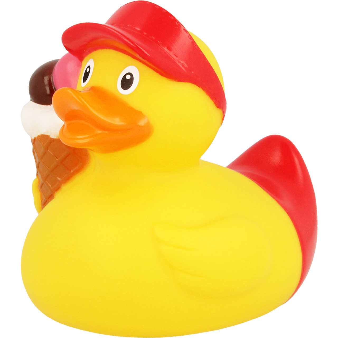 Lilalu Bath Toy Ice Cream Duck - Yellow