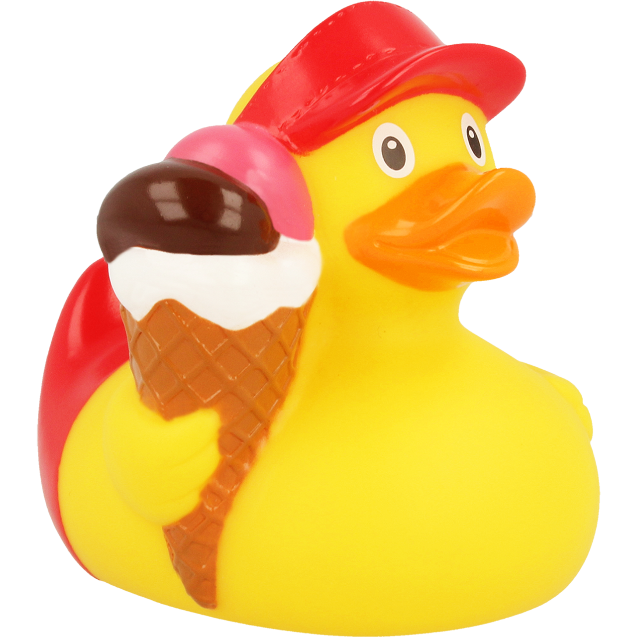 Lilalu Bath Toy Ice Cream Duck - Yellow