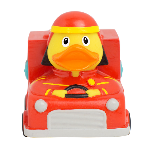 Lilalu Fire Car Rubber Duck