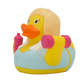 Lilalu Bath Toy Fitness Girl Duck - Blue & Yellow