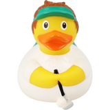 Lilalu Bath Toy Golfer  Duck  - White
