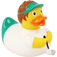 Lilalu Bath Toy Golfer  Duck  - White