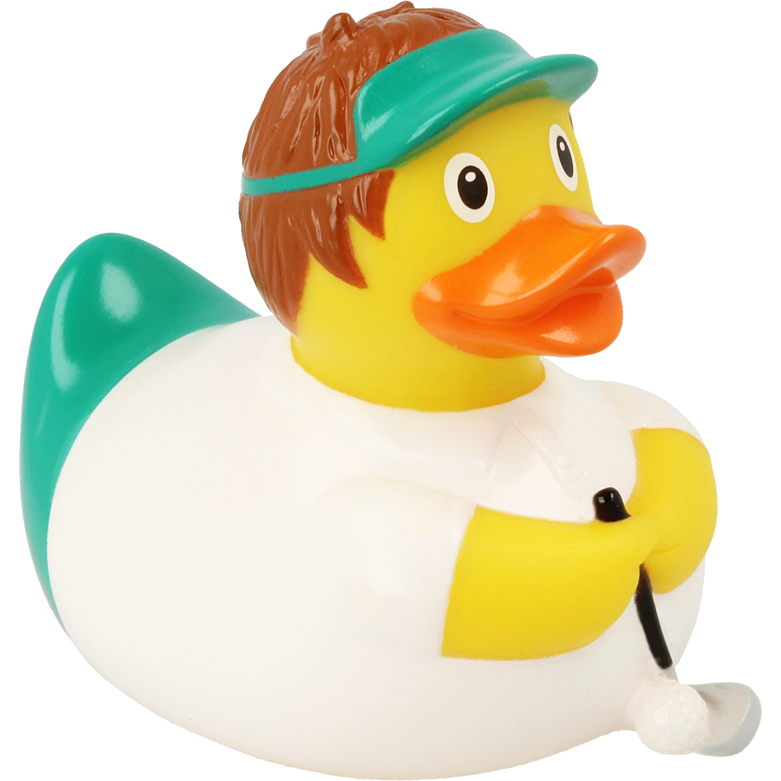 Lilalu Bath Toy Golfer  Duck  - White