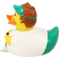 Lilalu Bath Toy Golfer  Duck  - White