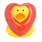 Lilalu Heart Rubber Duck