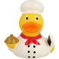 Lilalu Bath Toy Chef Duck -White